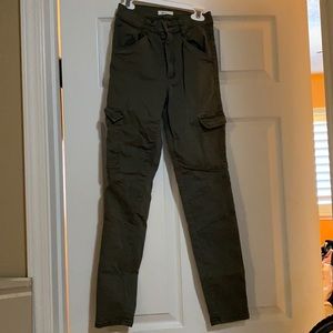 Garage green cargo pants